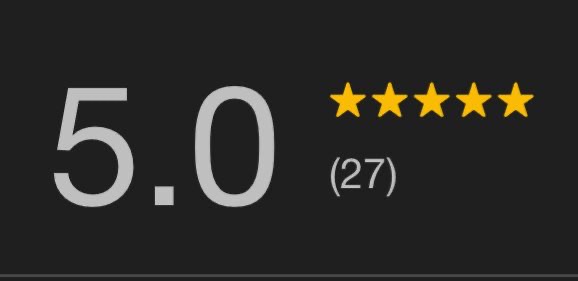 5-star Google rating