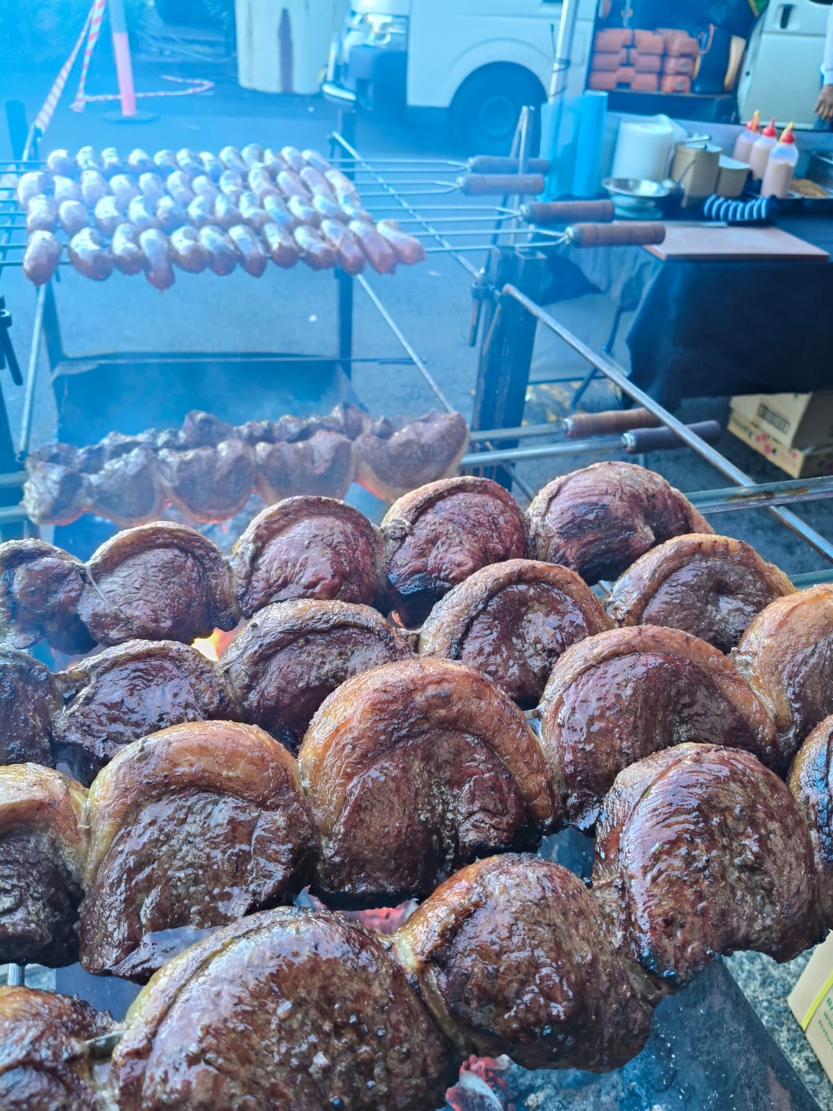 Picanha over open flame — King's BBQ